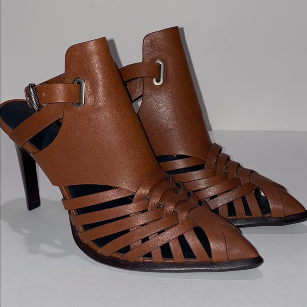 Women’s All Saints Tao Brick Brown Hi Heel size 9